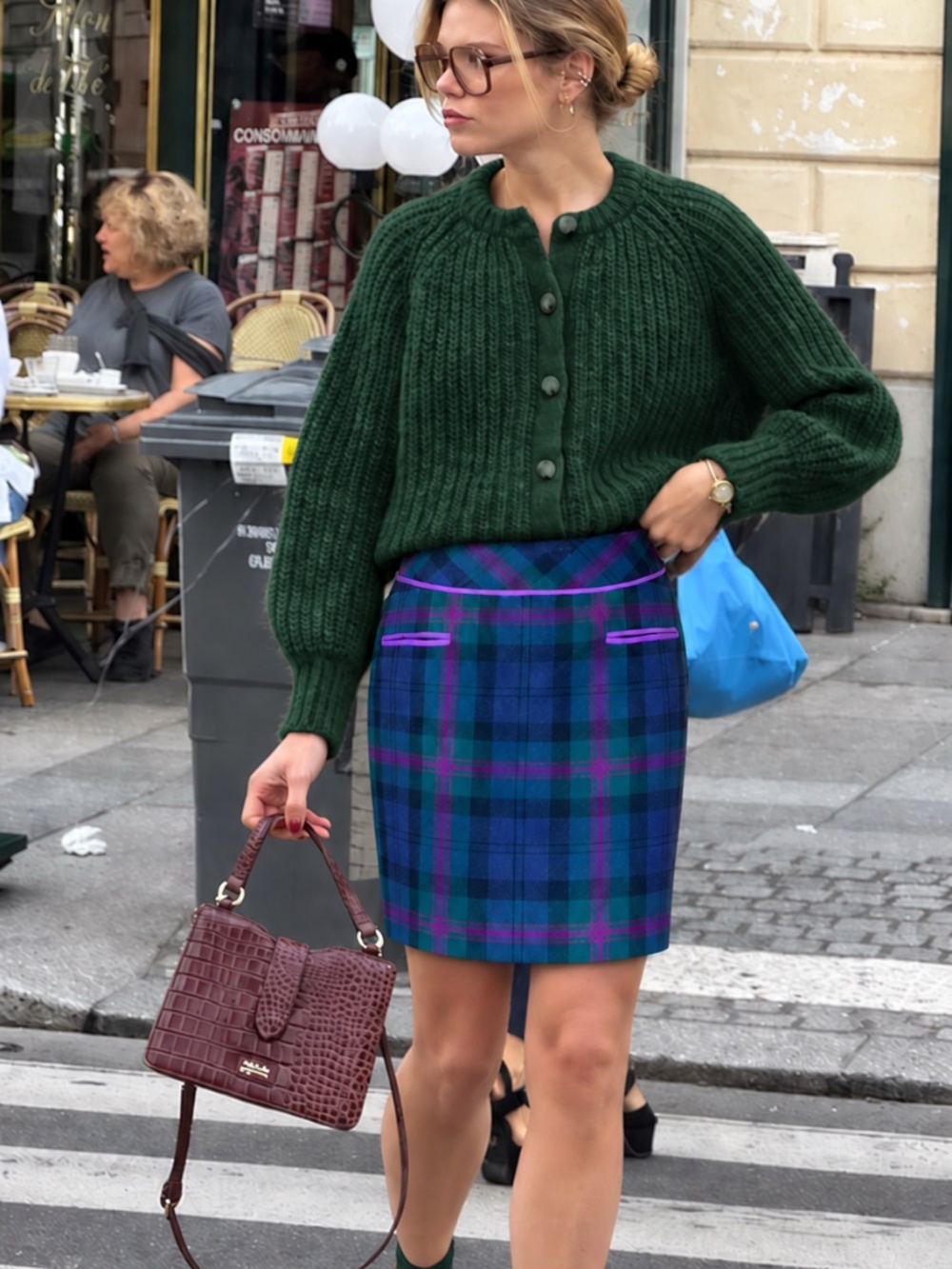 🏴󠁧󠁢󠁳󠁣󠁴󠁿 J. McLaughlin 100% Wool Scottish Plaid Mini Skirt • Size 2🐎